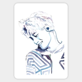 EXO Kai Watercolour Design by NiamhYoungArt Sticker